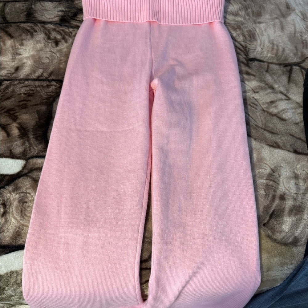 Pink Boot Cut & Flare Pants